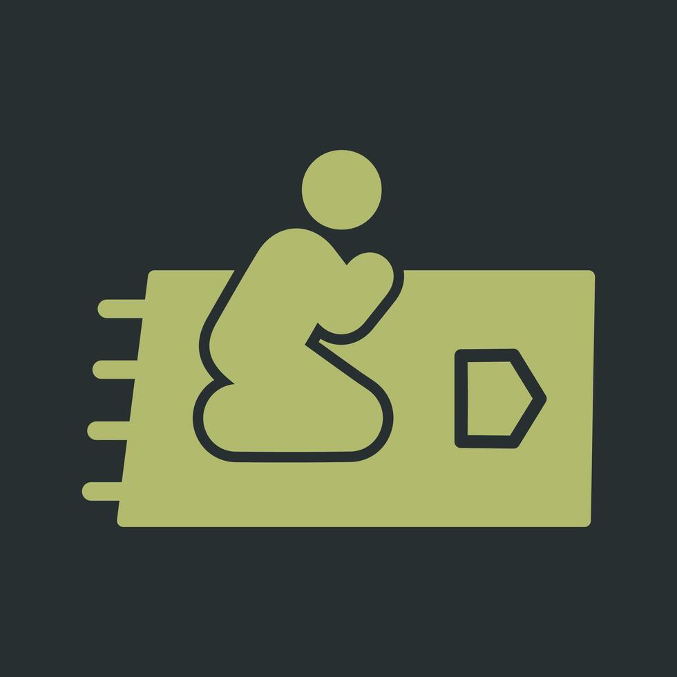 Praying Vector Icon