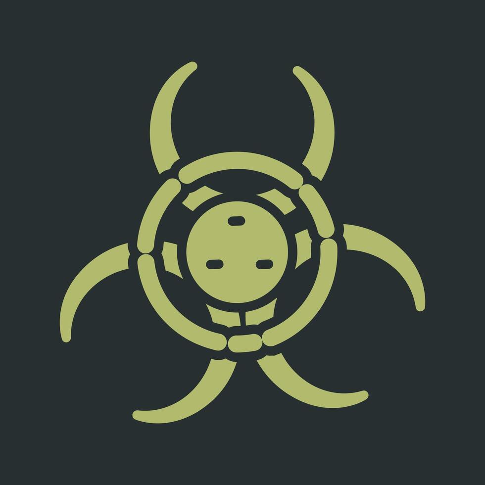 Biohazard Vector Icon