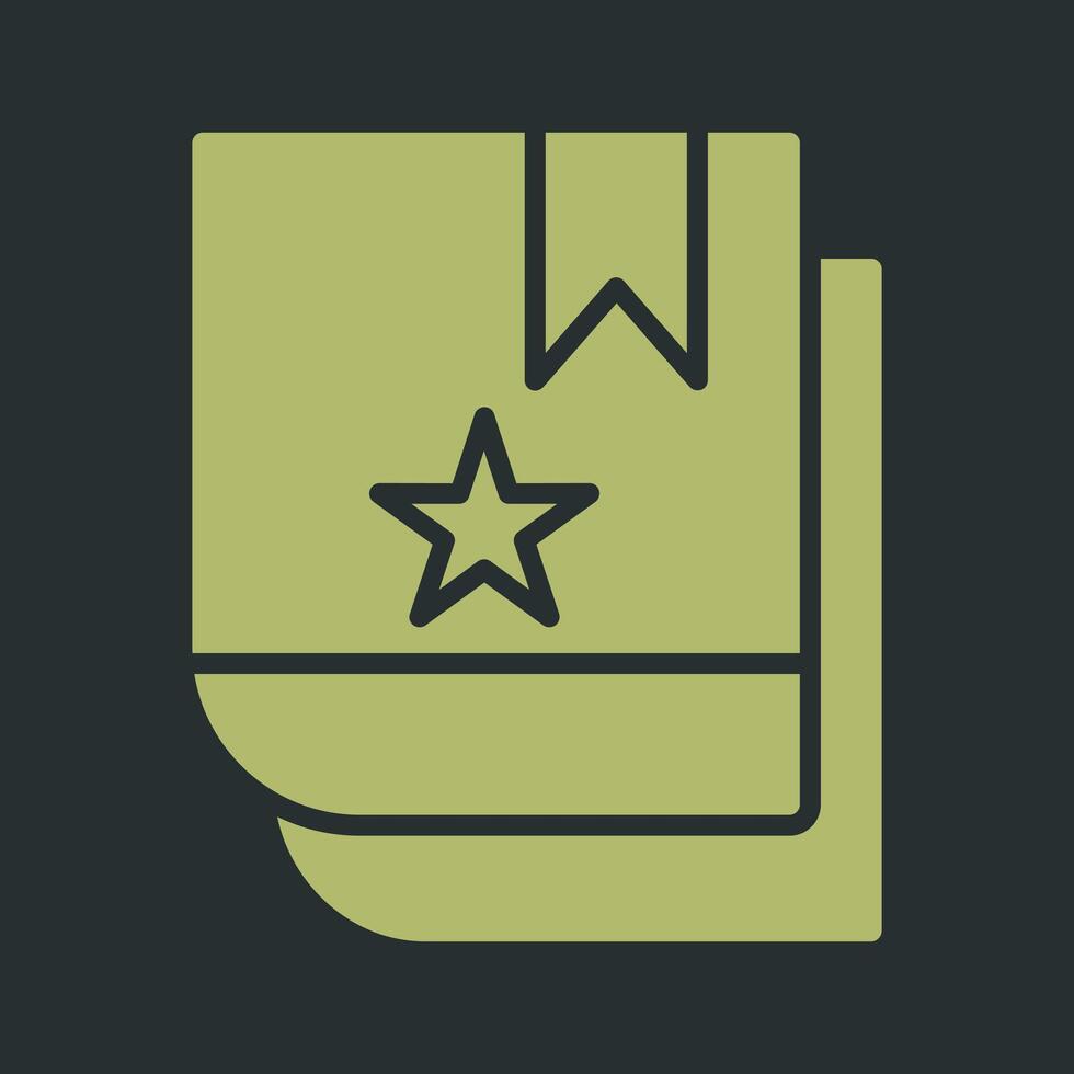 Bookmarking Services Vector Icon