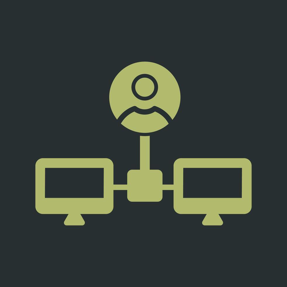 Company Network Vector Icon