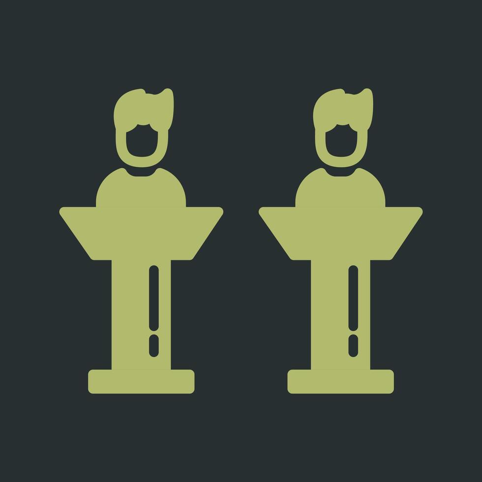 Debate Vector Icon