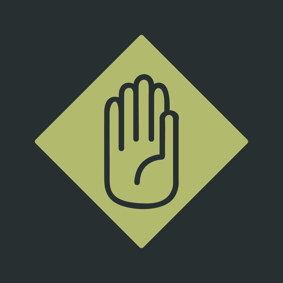 Halt Vector Icon