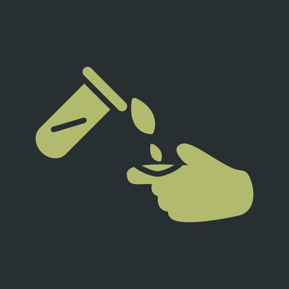Corrosive Hazard Vector Icon