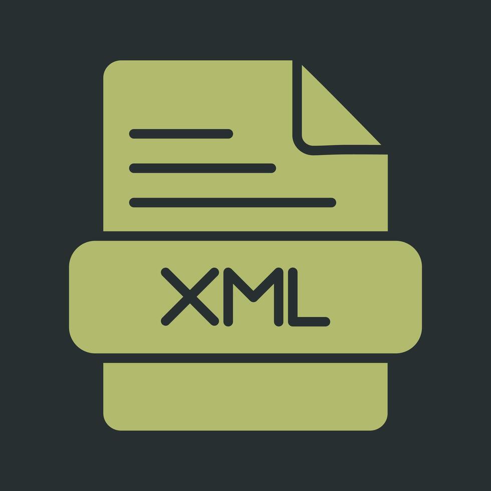 XML Vector Icon