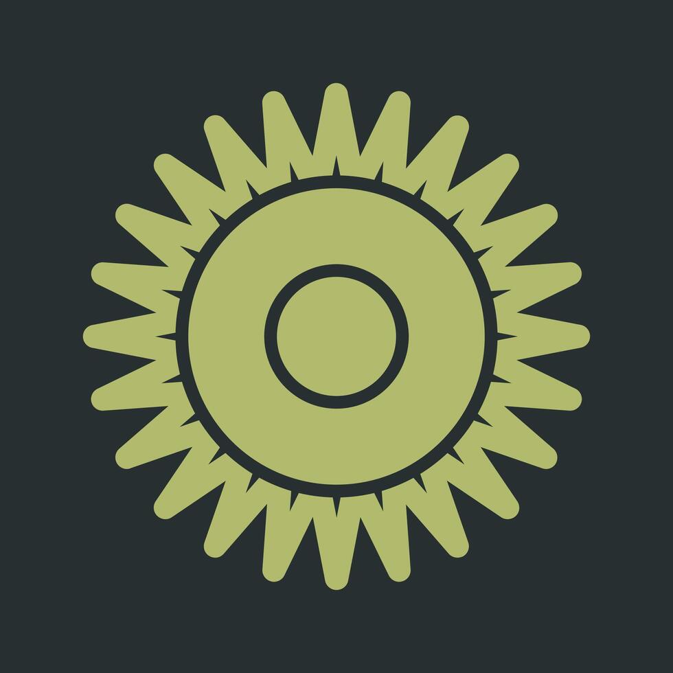 Optical Radiation Vector Icon