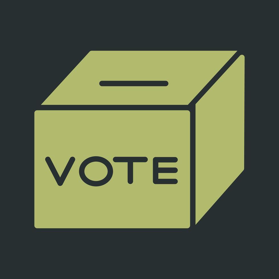 Ballot Box Vector Icon