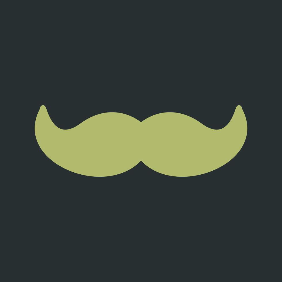 Bigote ii vector icono