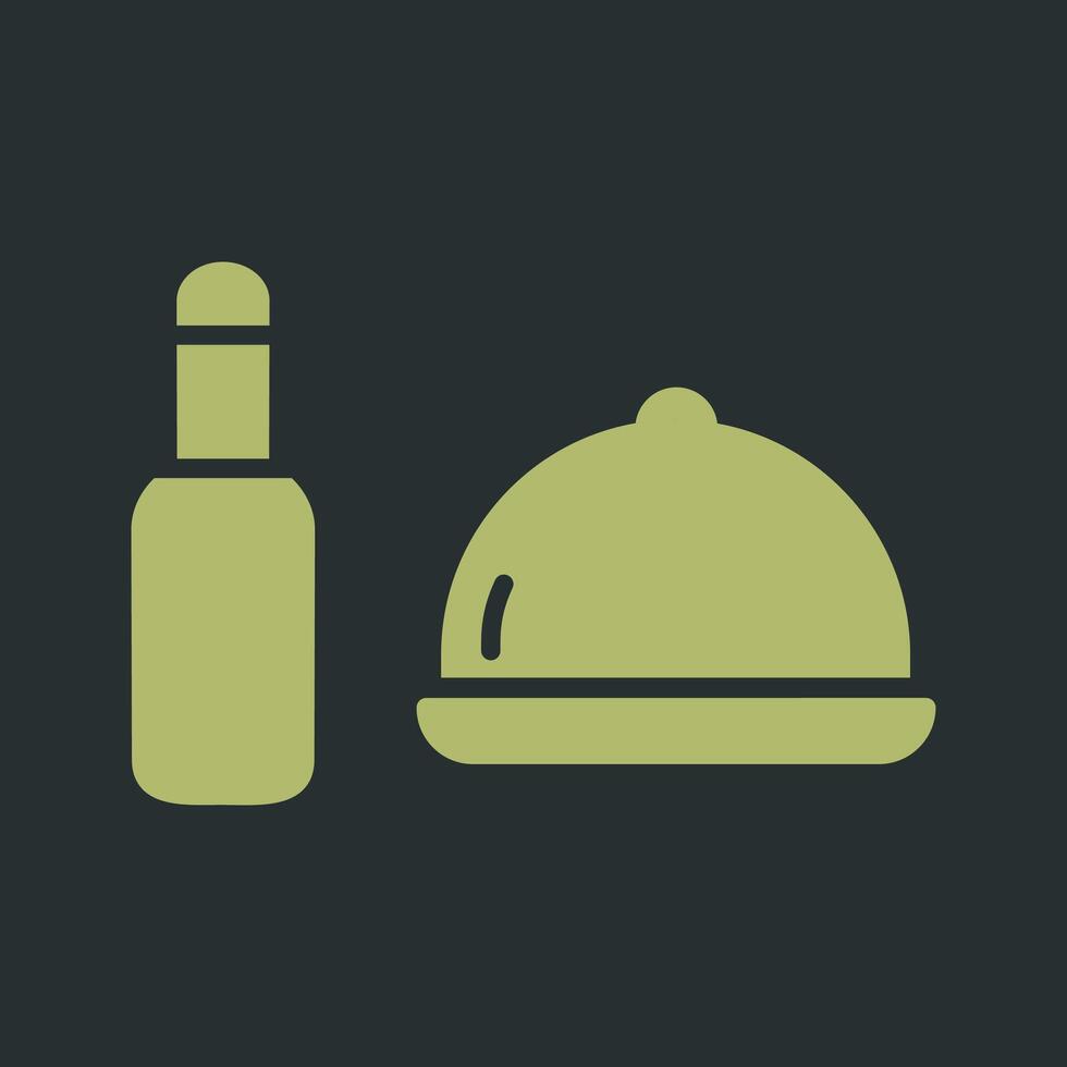 Food and Beer Vector Icon