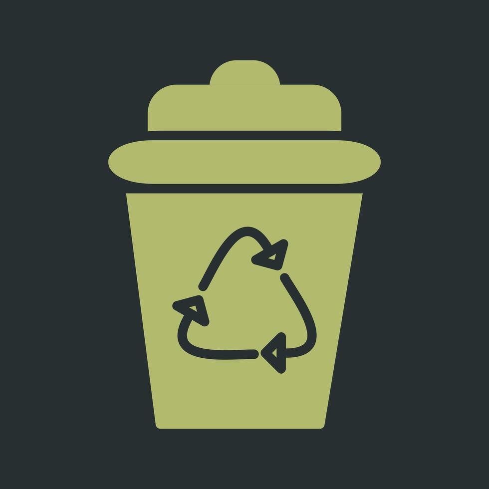 Recycle Bin Vector Icon