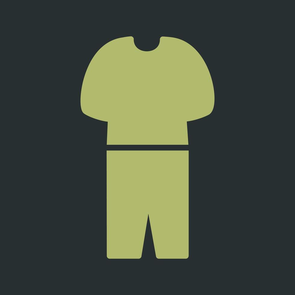 Pyjamas Suit Vector Icon