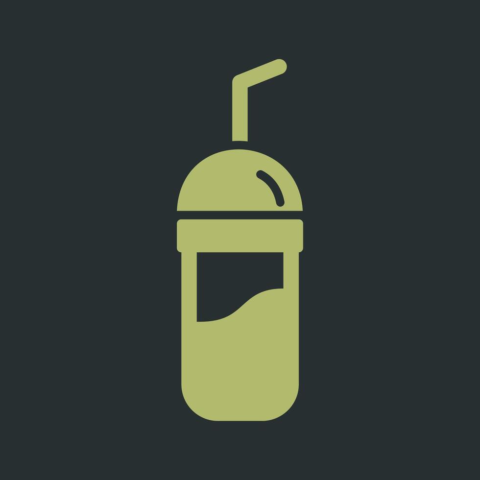 Chocolate Shake Vector Icon