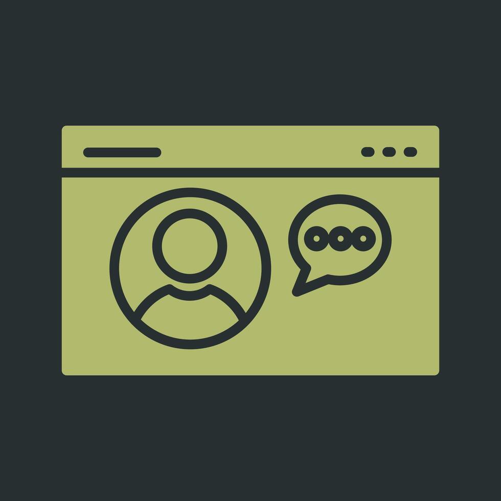 Web Support Vector Icon