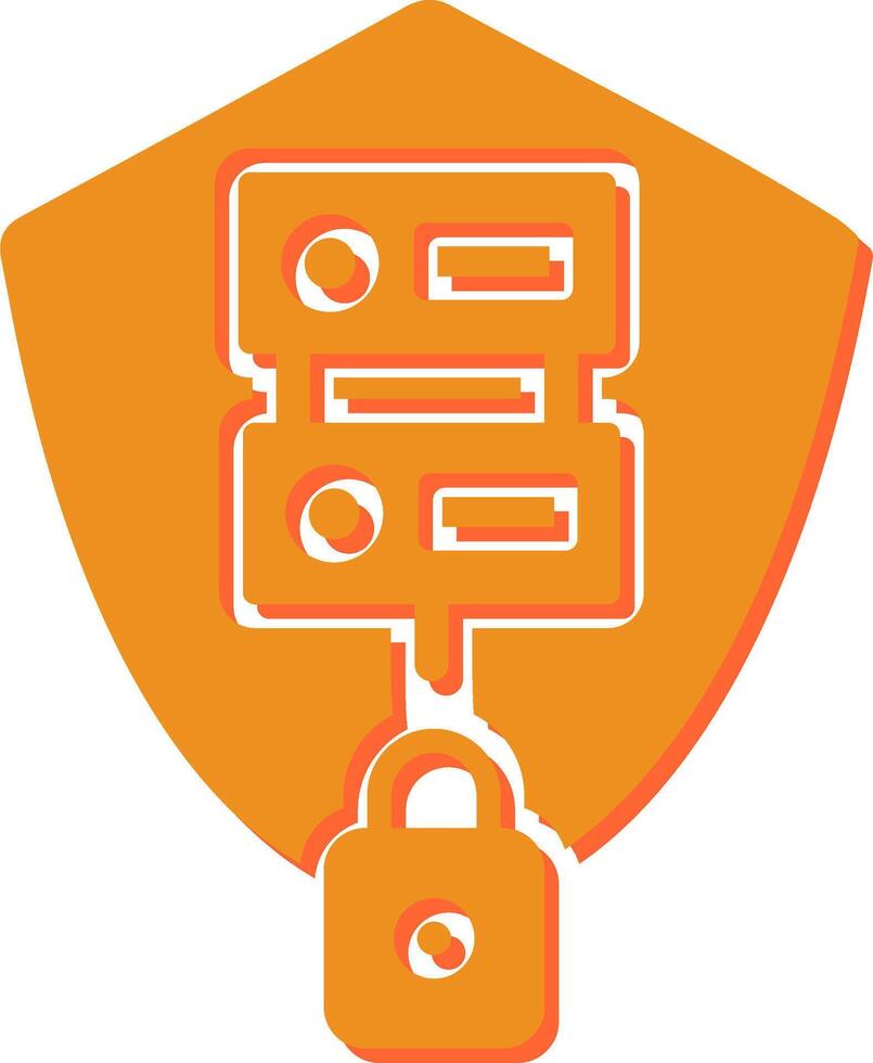 Secure Server Vector Icon