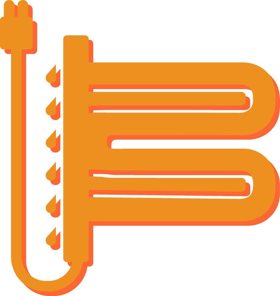 Towel Dryer Vector Icon