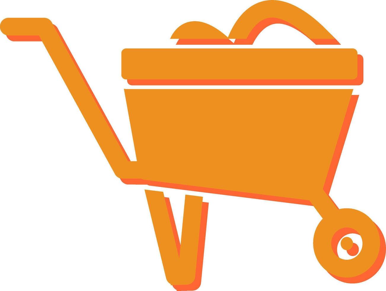 Wheelbarrow Vector Icon