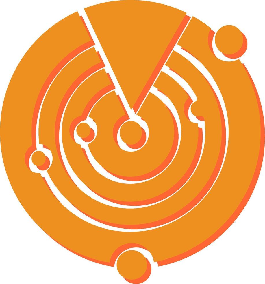 Radar Screen Vector Icon