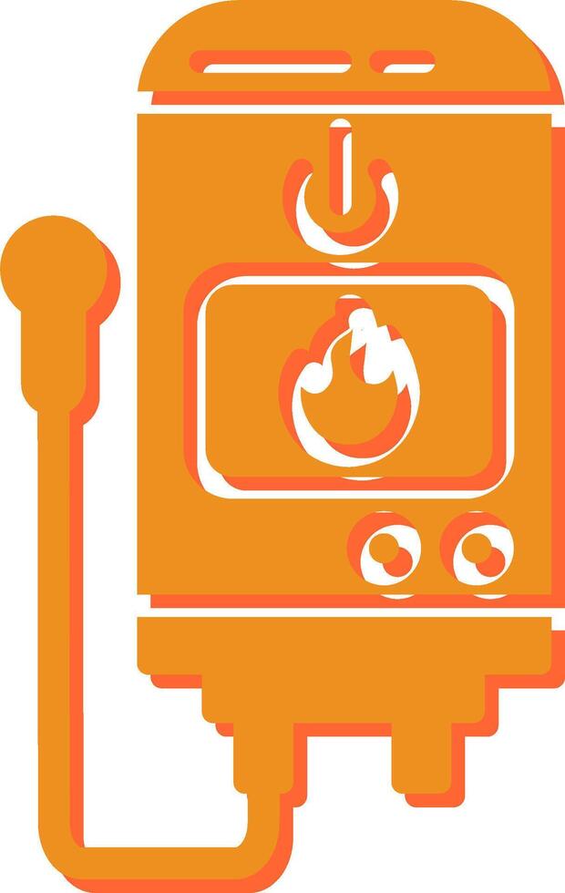 Tankless Water Heater Vector Icon