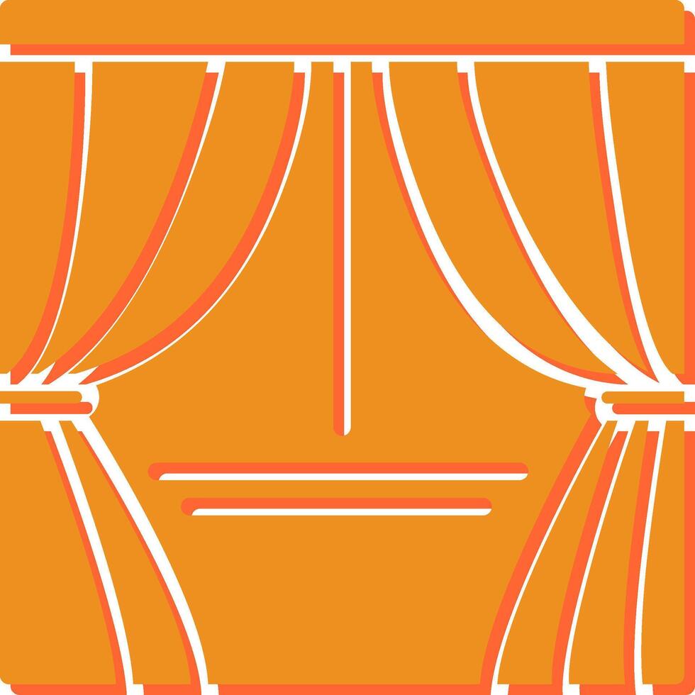 Curtains Vector Icon