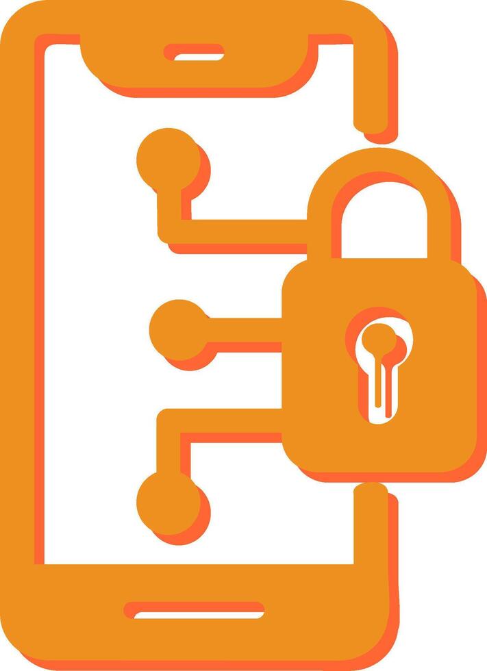 Secure Device Vector Icon