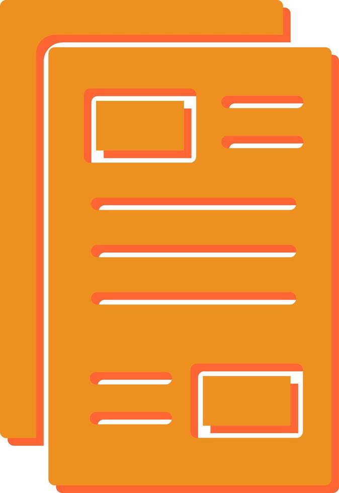 Newspaper Vector Icon