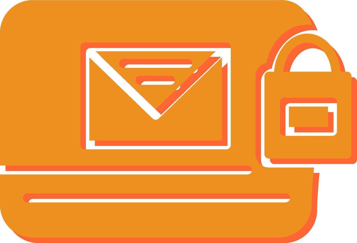 Locked Mail Vector Icon