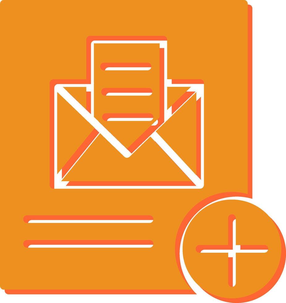 Add Mail Vector Icon