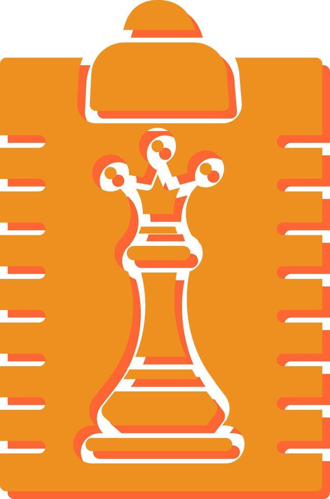 Clipboard Chess Vector Icon