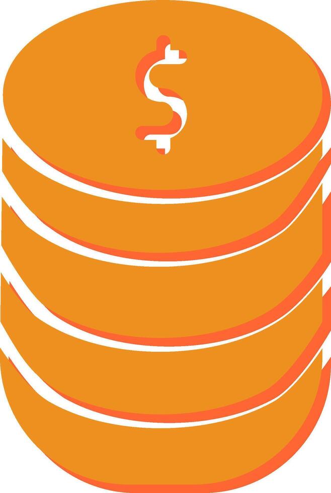 Stack of Coins Vector Icon