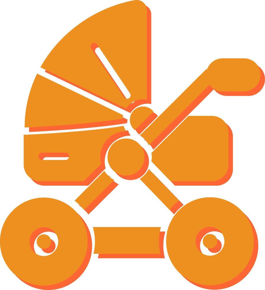 Stroller Vector Icon