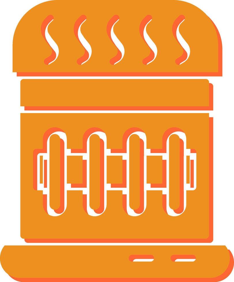 icono de vector de calentador de gas