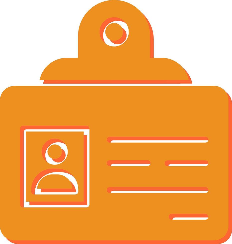 Identification Badge Vector Icon
