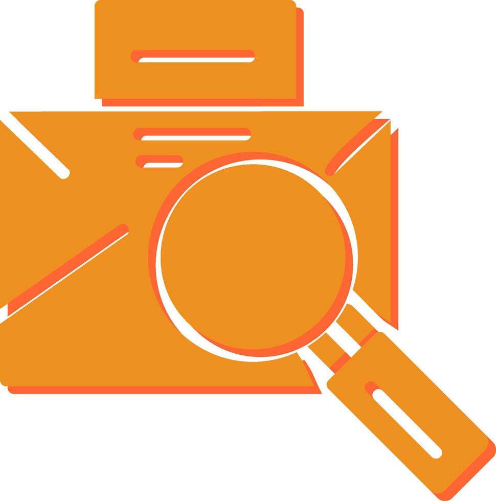 Magnifier Male Vector Icon
