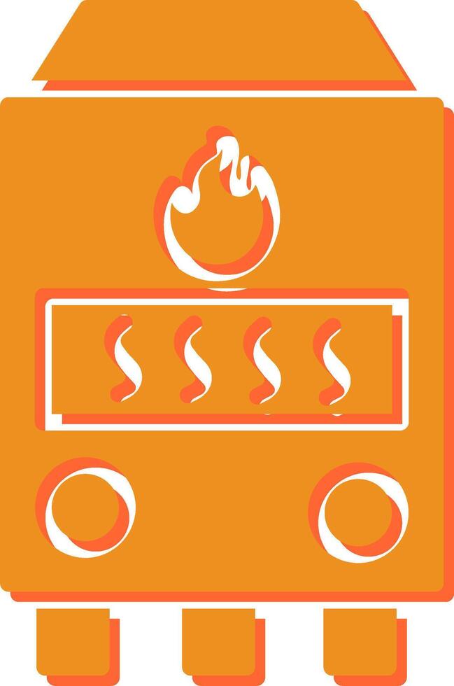 Gas Furnace Vector Icon