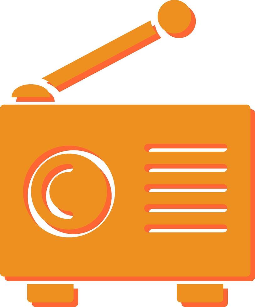 Old Radio Vector Icon