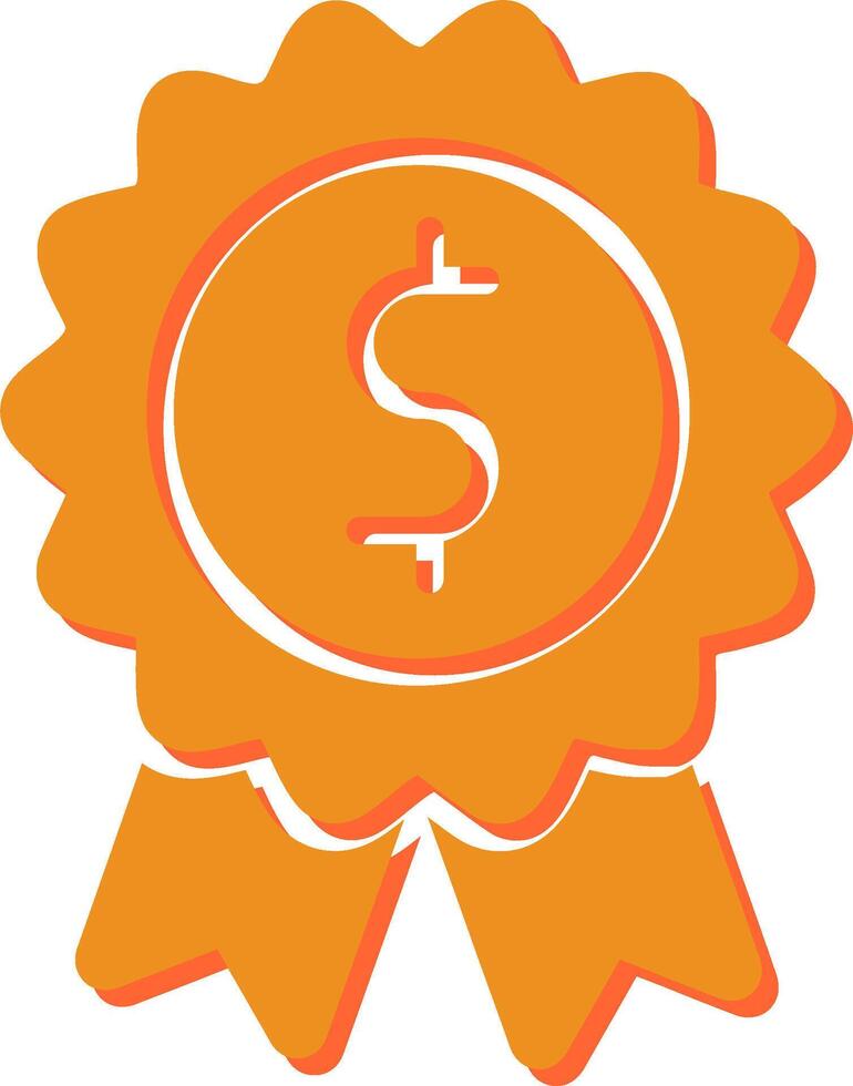 Dollar Badge Vector Icon