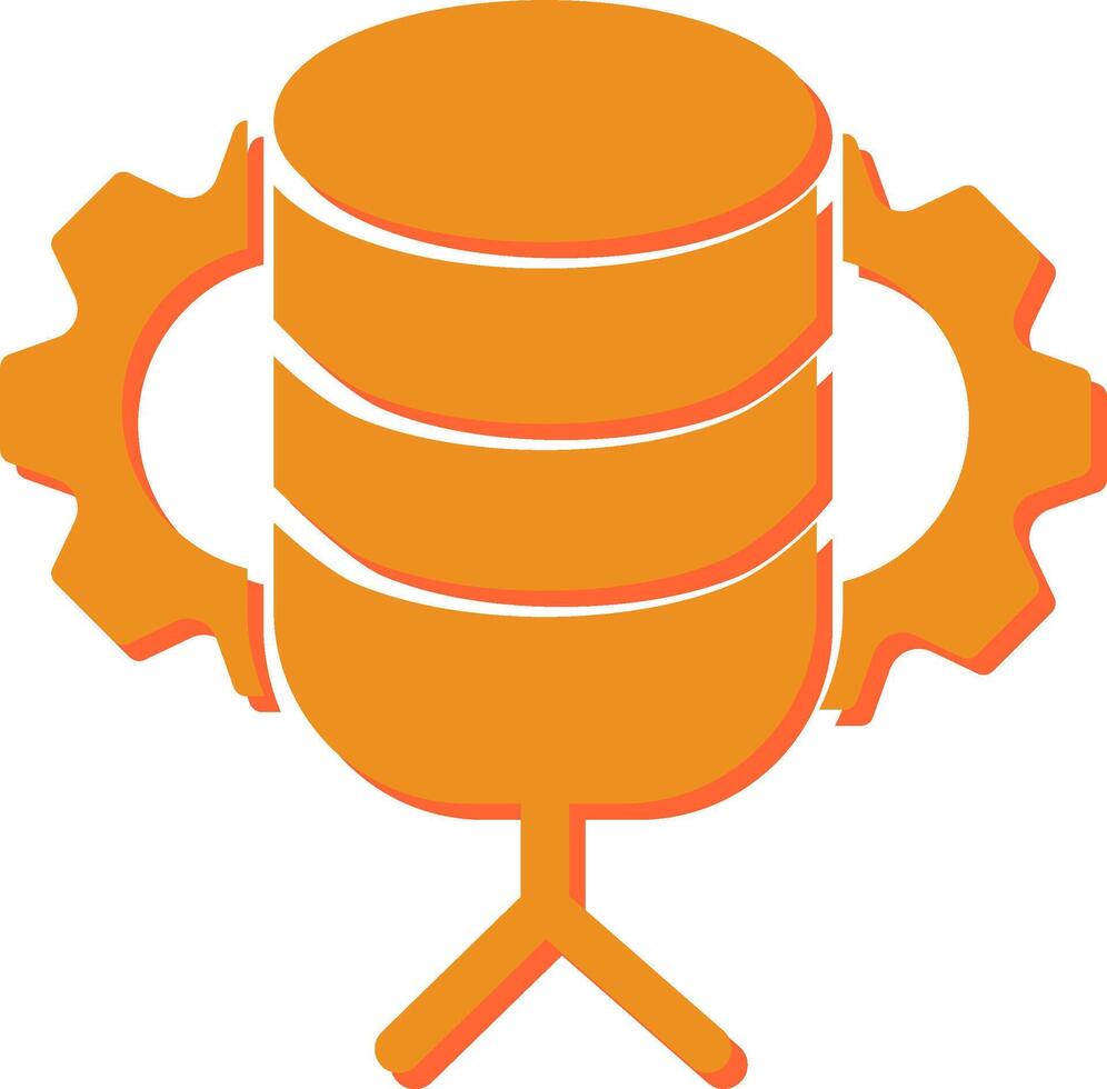 Database Management Vector Icon