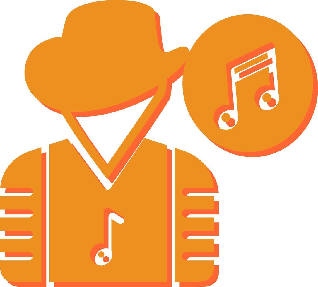 músico vector icono