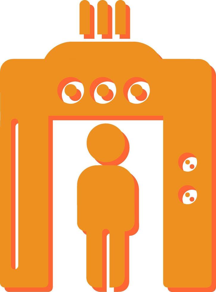 Airport Security Vector Icon