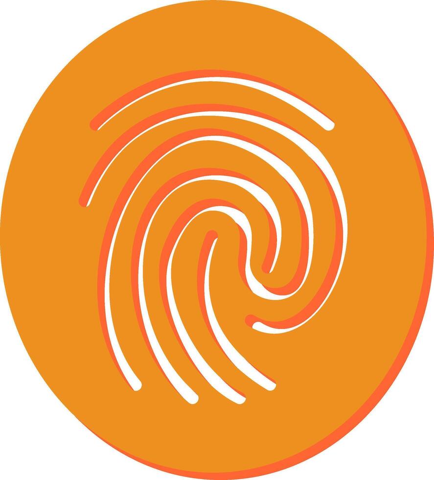 Fingerprint Vector Icon