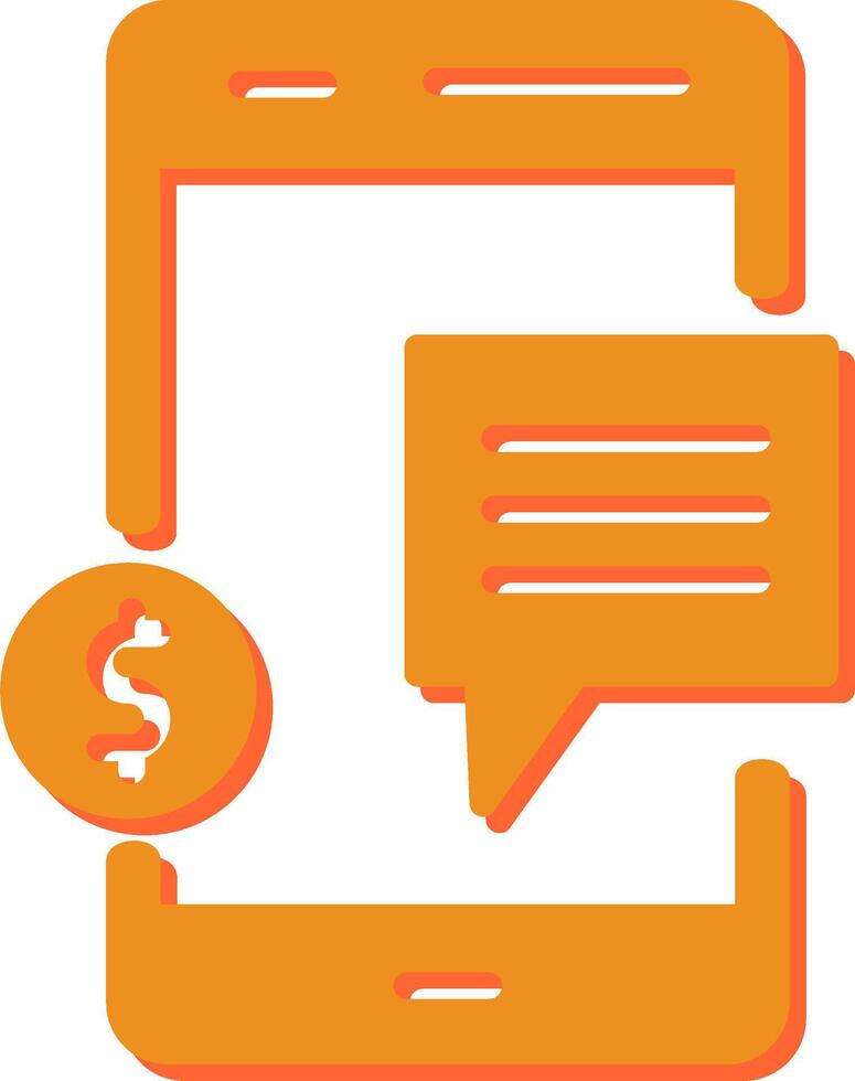 Money Talk Vector Icon