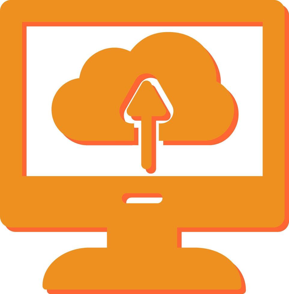 Cloud Backup Vector Icon
