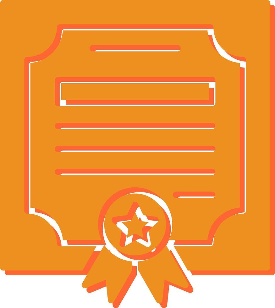 Certificate Vector Icon