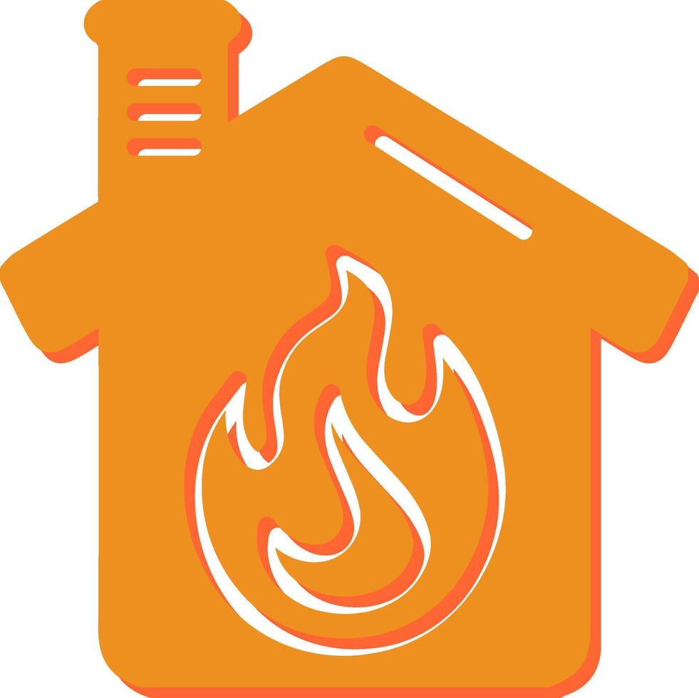 Housefire Vector Icon