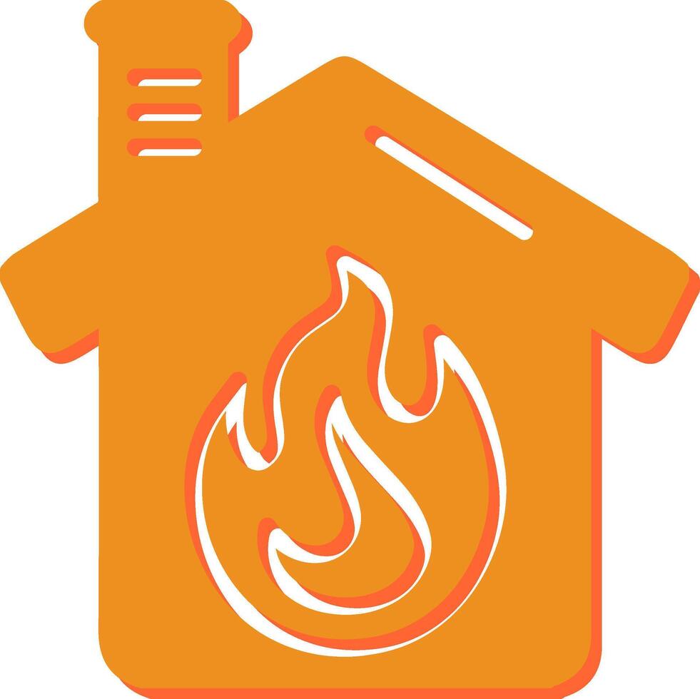 Housefire Vector Icon