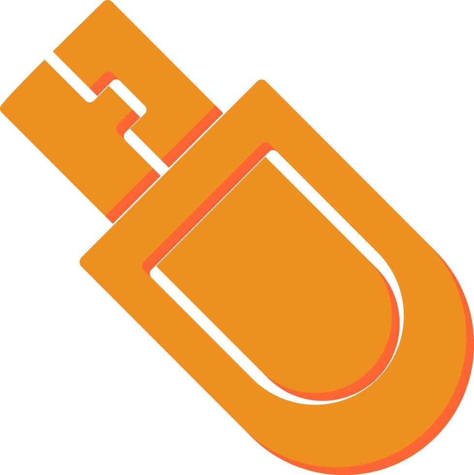 Bitcoin USB Device Vector Icon