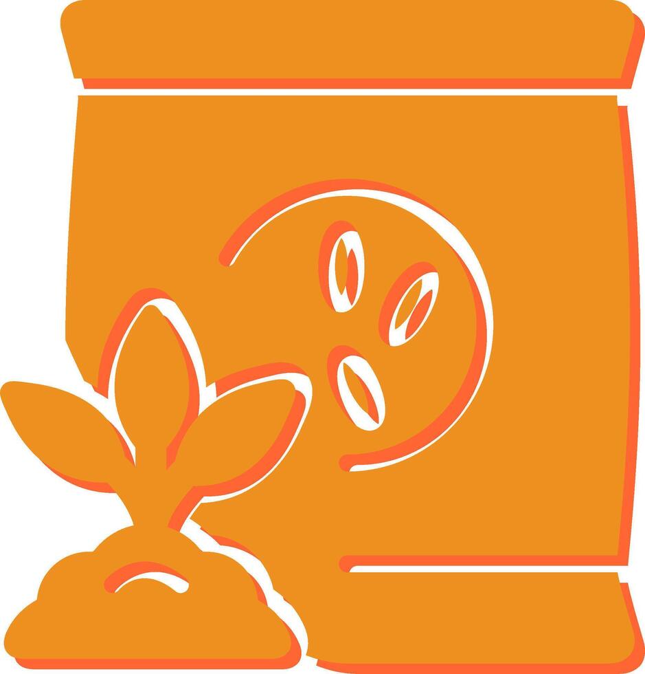 Fertilizer Bag Vector Icon