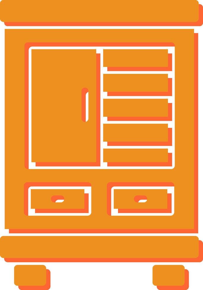 Shelves Cabinet Vector Icon