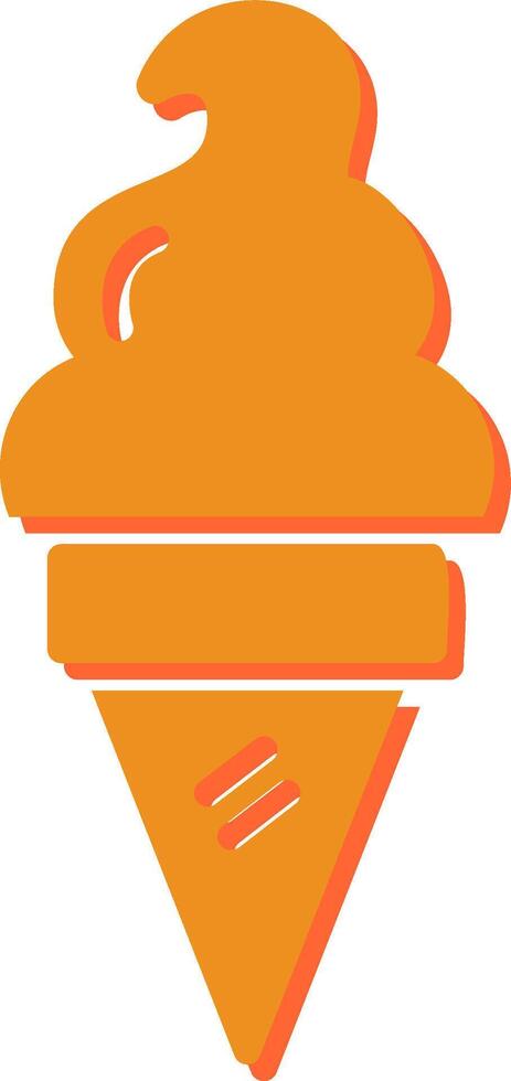 icono de vector de helado