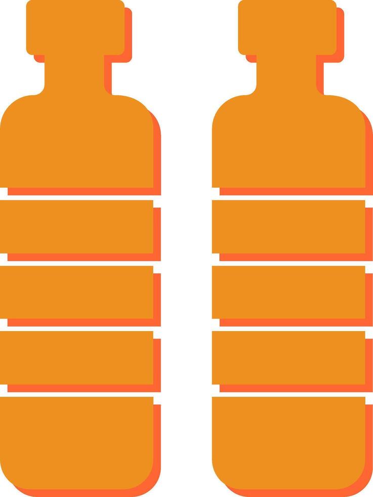 Bottle in Water Vector Icon