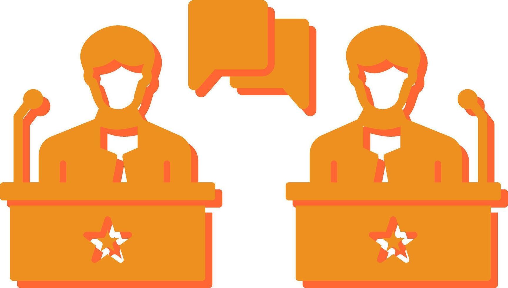 Debate Vector Icon